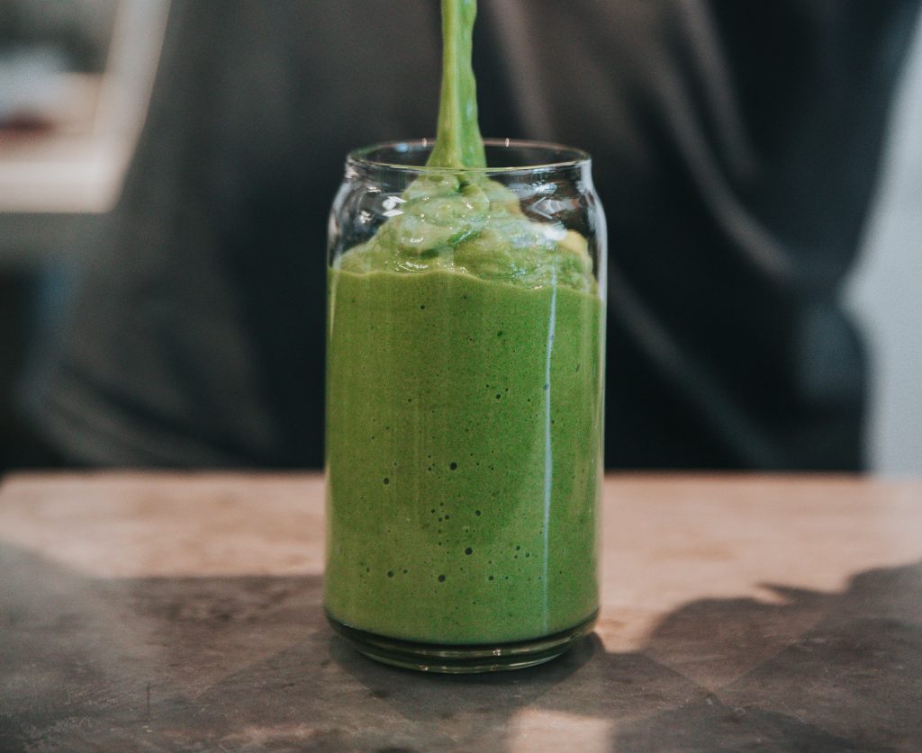 Green Kale smoothie for detoxing