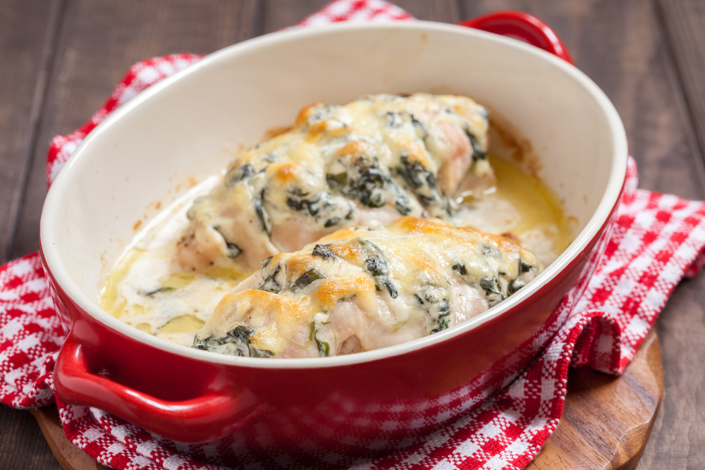 Keto Chicken & Spinach low carb recipe