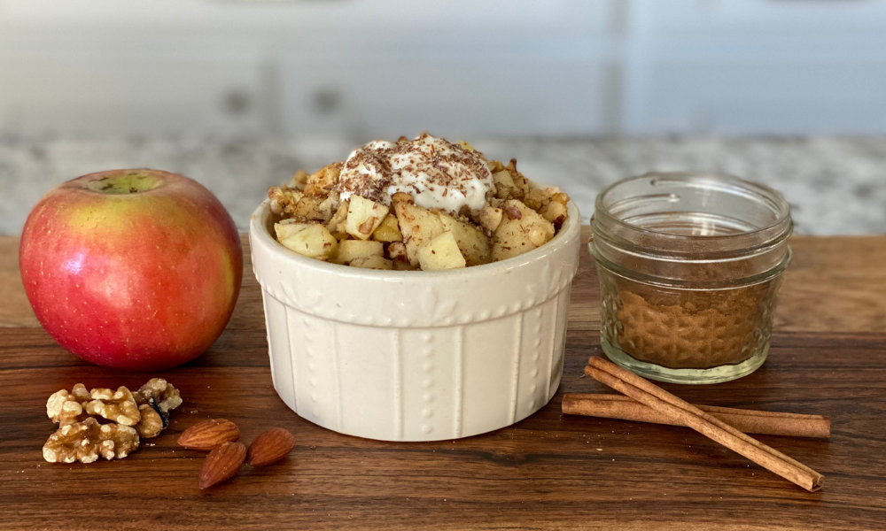 snack-idea-healthy-nut-apple-crunch